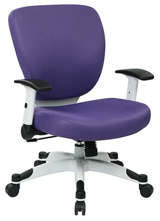 Pro Deluxe Purple Mesh Task Chair