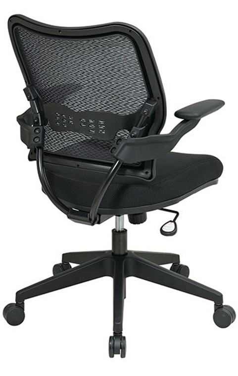 Deluxe Dark Back Chair with Black Mesh Seat