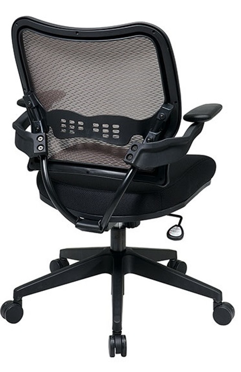 Deluxe Latte Back Chair with Black Mesh Seat