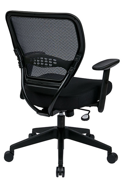 Professional Dark Back Managers Chair with Black Mesh Seat