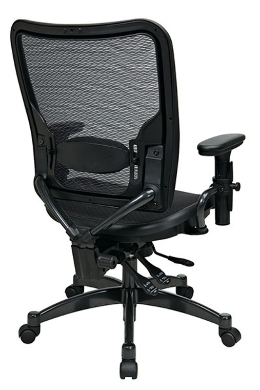 Dual Function Dark Seat and Back Managers Chair