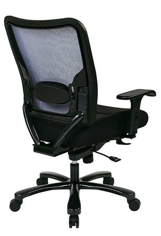 Double Dark Back and Mesh Seat Ergonomic Chair