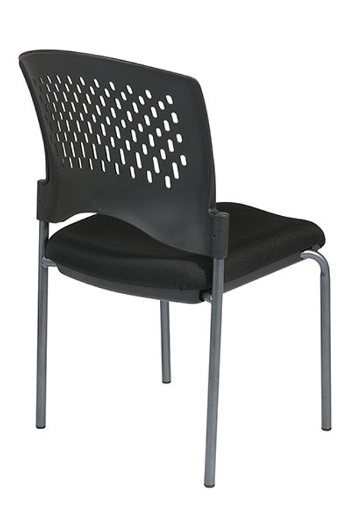 Modern Ventilated Armless Stack Chair