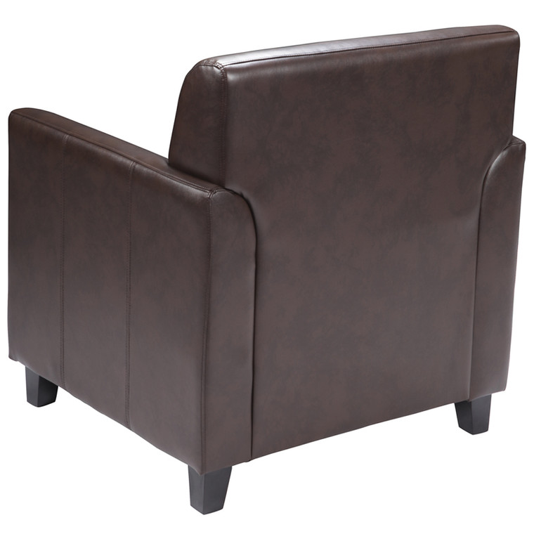 Diplomat Series Brown Leather Chair [DXBTi827i1iBN]
