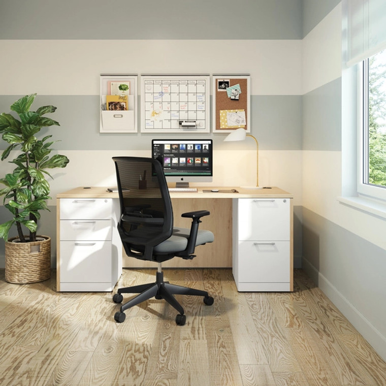 OSL-Series  Executive Desk, Double Full Pedestal - Typical NXOS235
