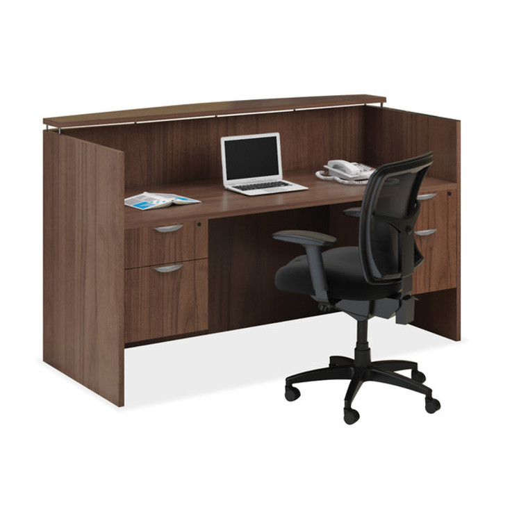 OSL-Series  Reception Desk with Hanging Pedestals - Typical NXOS77