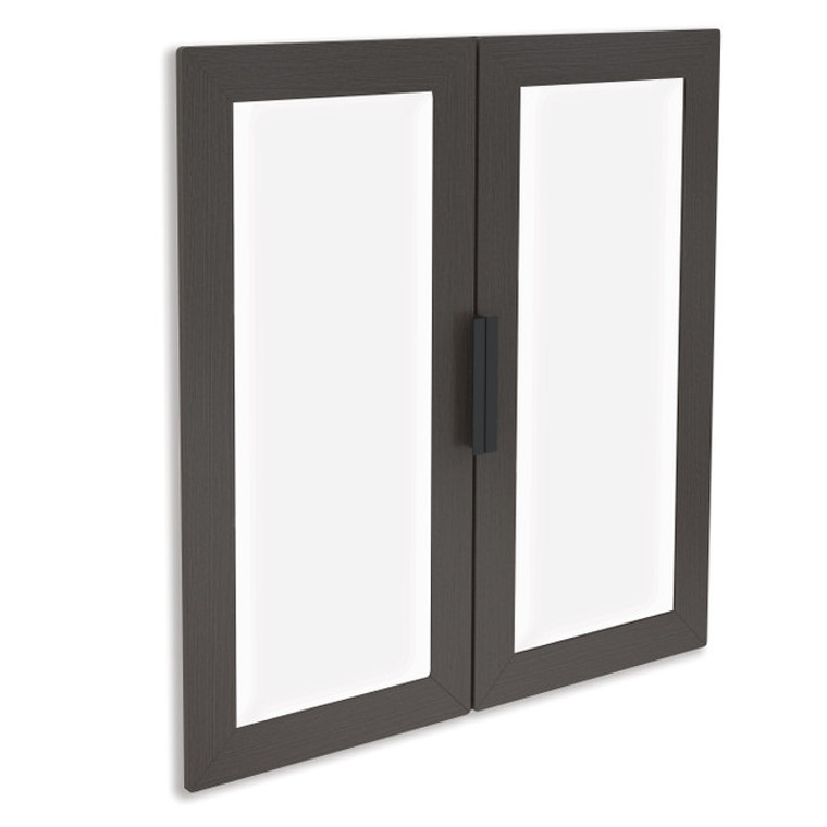Palis Collection Optional Wood Frame Glass Doors - (For Bookcase/Hutch NXEVS600)