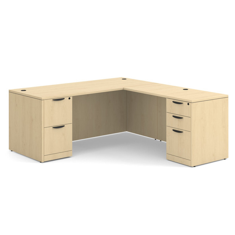 OSL-Series Executive Office Desk L - Shape - 71" x 77" with Double Full Pedestal