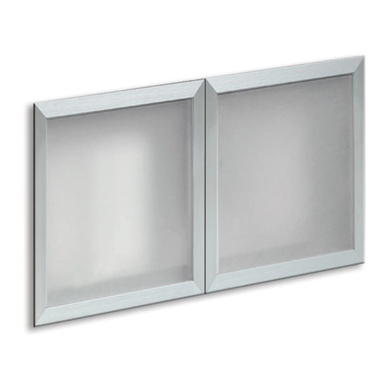 OSL-Series Optional Silver Glass Hutch Doors 1