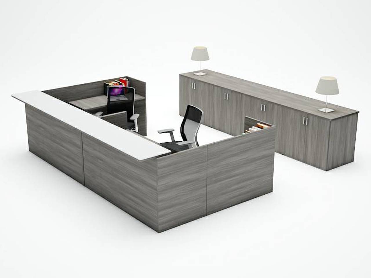 - Desks Reception Neox Page Modern Furniture - 1