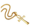 RA POWER ANKH "BLESSINGS & GOOD FORTUNE"  - 18K Gold plated - Blessed by Ra