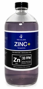 PURE ZINC+  Colloidal Zinc with Gold | 30ppm - 16oz