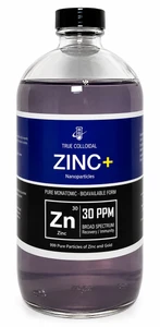 8OZ PURE ZINC+  Colloidal Zinc with Gold | 30ppm