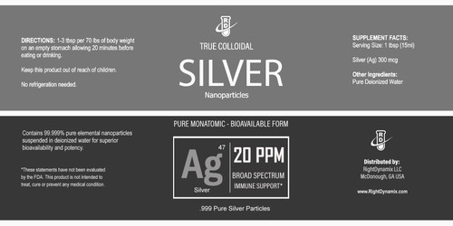 PURE SILVER - IMMUNITY, DETOX+ (16oz) PURE SILVER - IMMUNITY, DETOX+ (16oz)