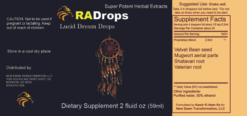 LUCID DREAM DROPS - RELAXATION & DREAM ENHANCEMENT (2OZ)