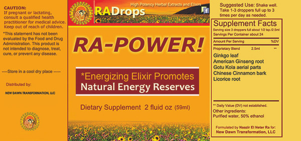 RA-POWER - Super Potent Herbal Energy Drops (2oz)