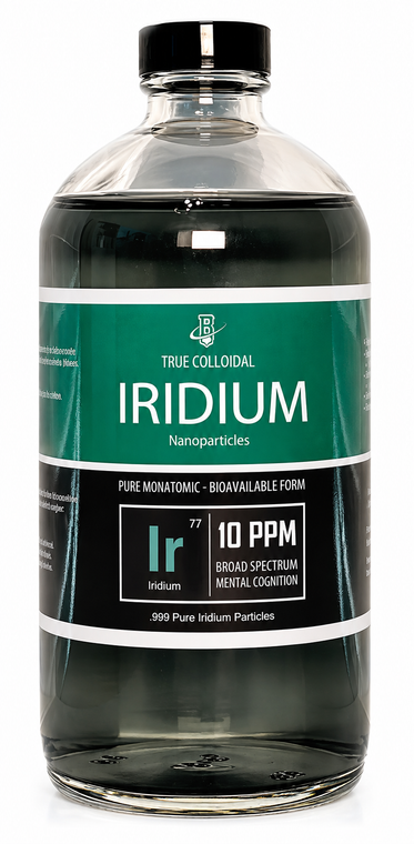 PURE IRIDIUM - Colloidal Iridium | 10 PPM - 16oz