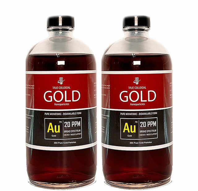 2-PACK - PURE GOLD - Coherence Energy | Steady Energy, Clarity & Nervous System Support | Mineral-Based Regulation Formula for High Performers - 32oz
