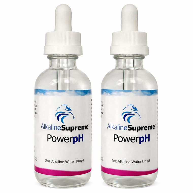 NEW! 2-PAK Power pH - Alkaline Water Drops (120 Day Supply)