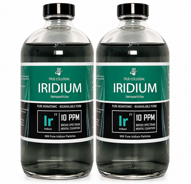 2-PACK PURE IRIDIUM - Colloidal Iridium | 10 PPM - 32oz