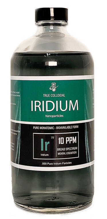 8oz PURE IRIDIUM - Colloidal Iridium | 10 PPM
