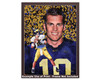 Tom Brady Quarterback Michigan Wolverines NCAA College Football Art Print