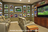 Augusta National Golf Club, Masters Tournament Hole 13 Azalea golf course oil painting 2570 Art Print media room example