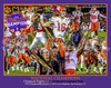 Clemson Tigers National Champions NCAA College Football 2019 Art Print 8x10-48x36