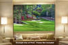 Augusta National Golf Club, Masters Tournament Hole 12 Golden Bell golf course oil painting 2560  Art Print available as huge canvas frame in living room