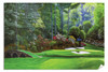 Augusta National Golf Club, Masters Tournament Hole 12 Golden Bell golf course oil painting 2570 Art Print size comparisons for common sizes