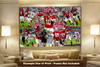 Alabama Crimson Roll Tide Nick Saban Head Coach College Football Art Print 2510 WC5 huge canvas frame