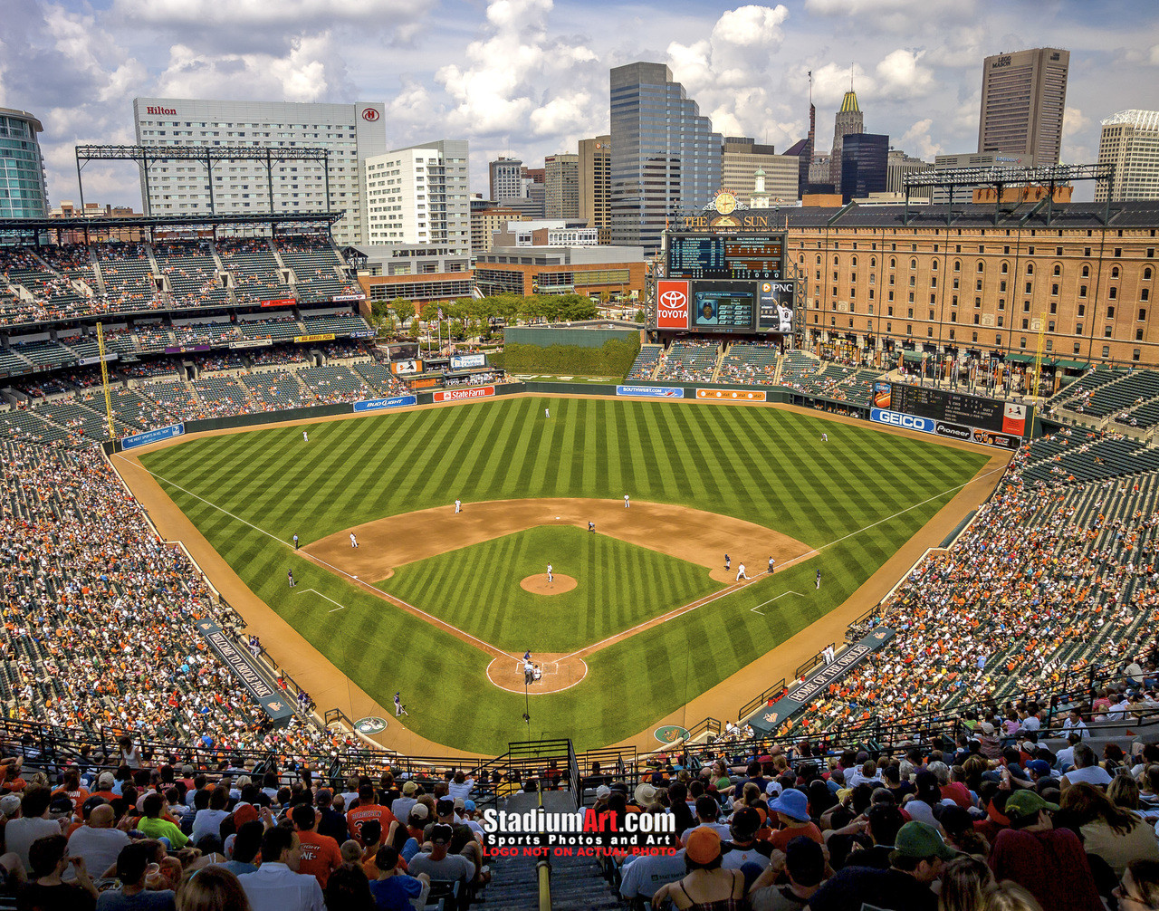 Baltimore Orioles Oriole Park at Camden Yards photos and art