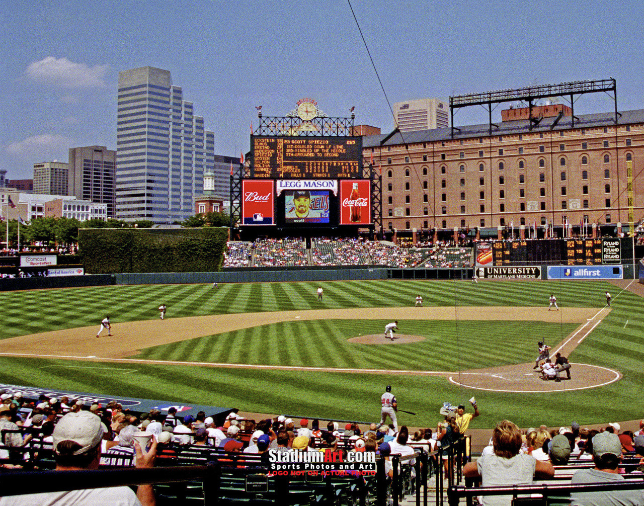 Camden Yards Panorama - Baltimore Orioles - Exterior View : Augies  Panoramas, Baseball Stadium Panoramas, New York Mets Panoramas, Landscape  and Travel Panoramas