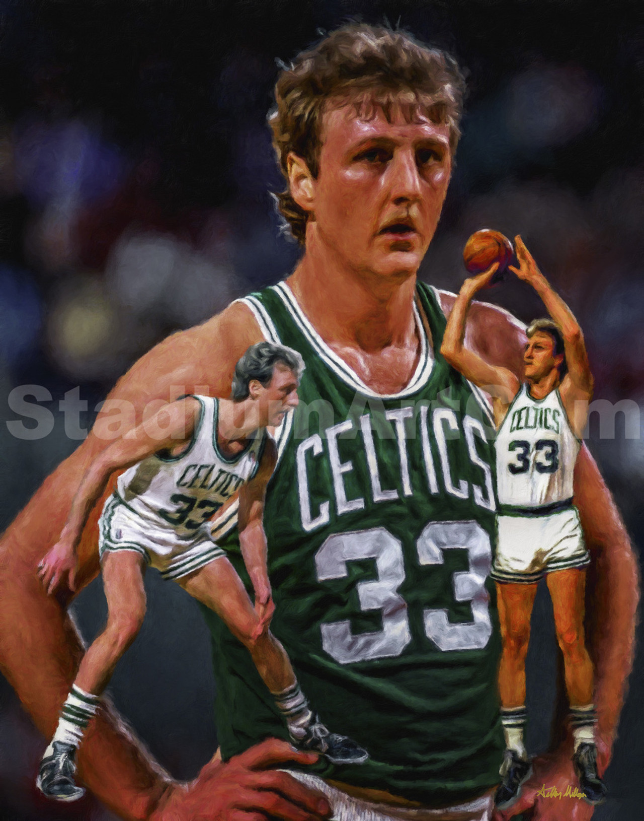 Boston Celtics Larry Bird Takes a Shot In The Boston Garden 8x10 Color  Photo Picture at 's Sports Collectibles Store