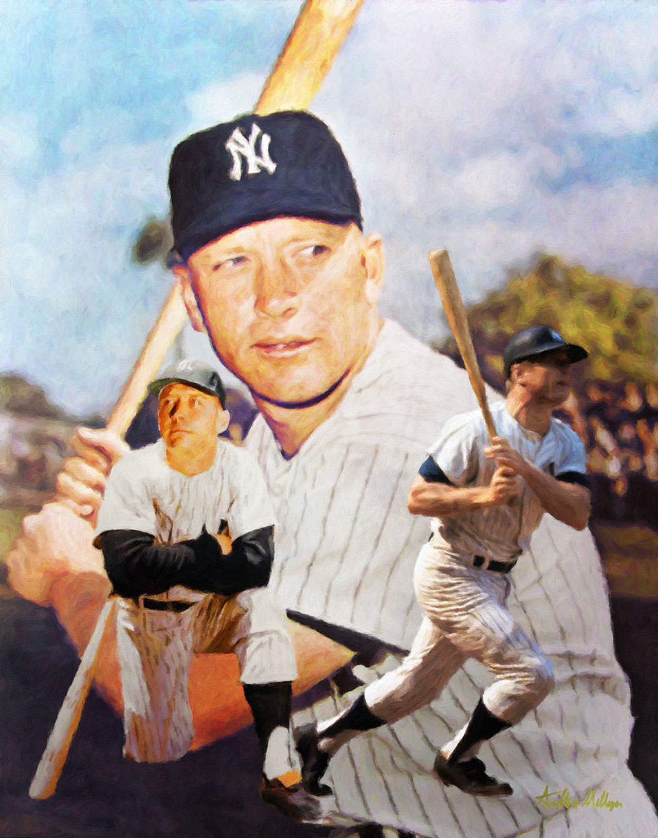 Mickey Mantle Wall Art for Sale