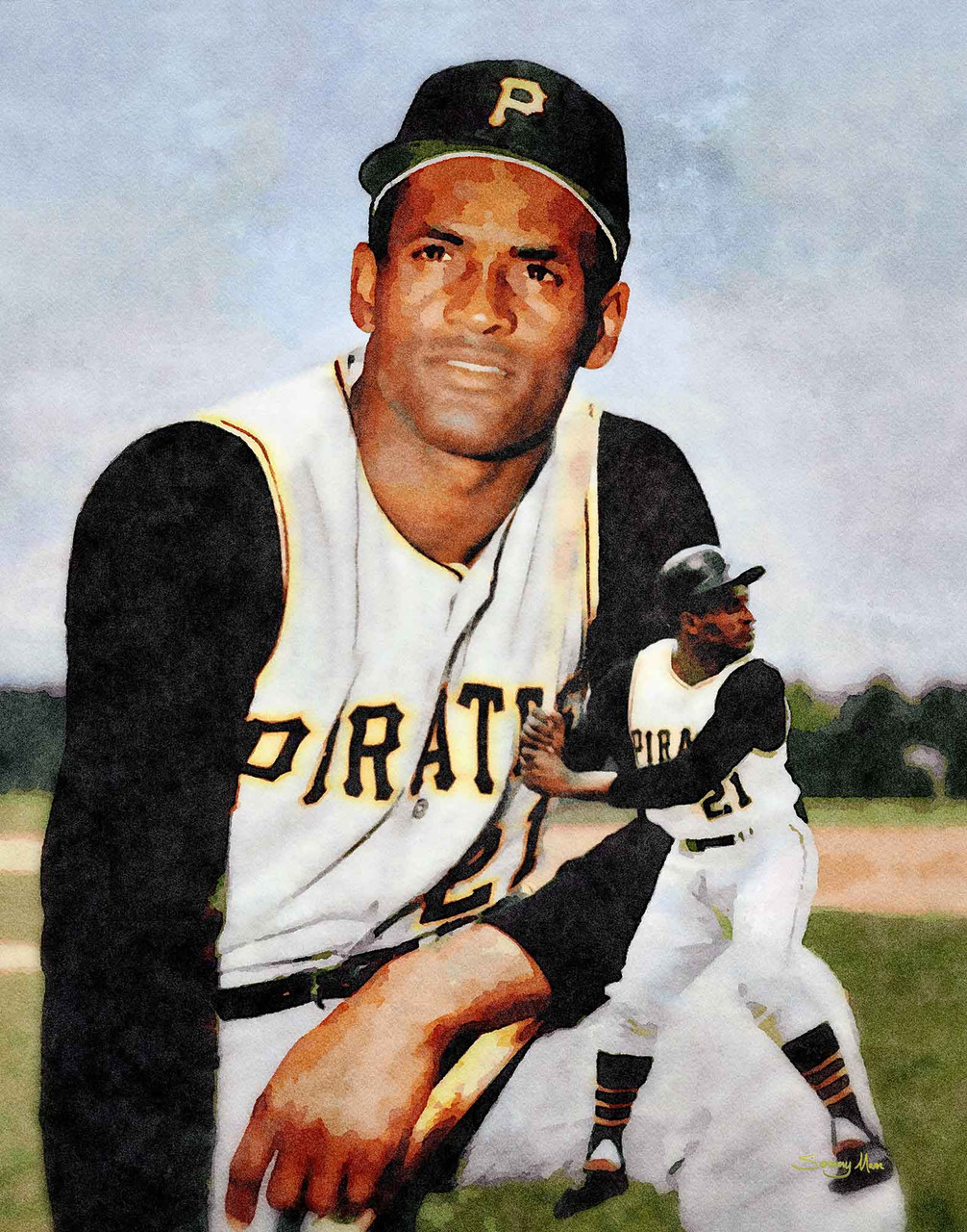 Roberto Clemente Pittsburgh Pirates Hall of Famer 8x10 Photo #170