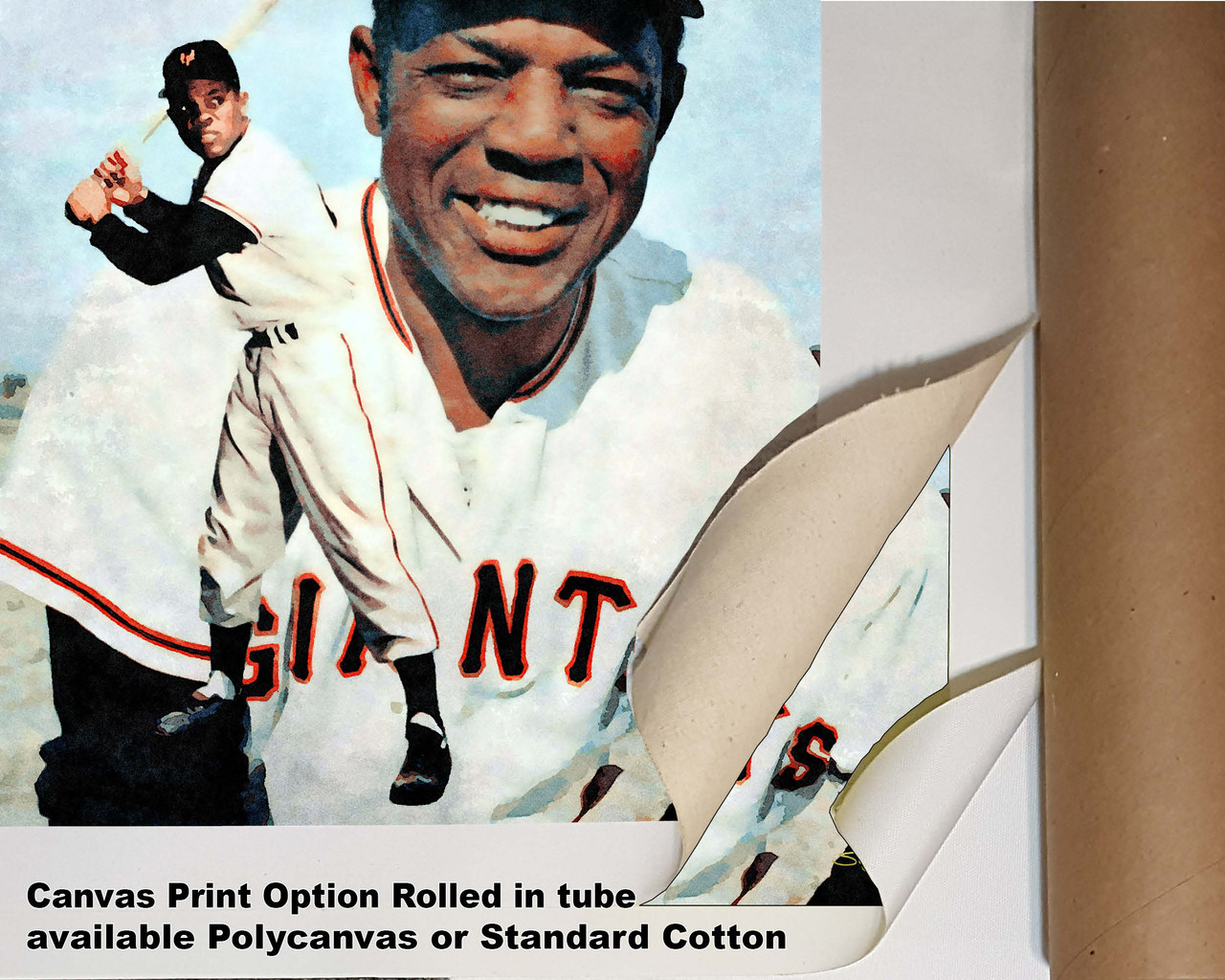 Willie Mays San Francisco Giants Poster Art Photo Baseball Posters Artwork  11x14