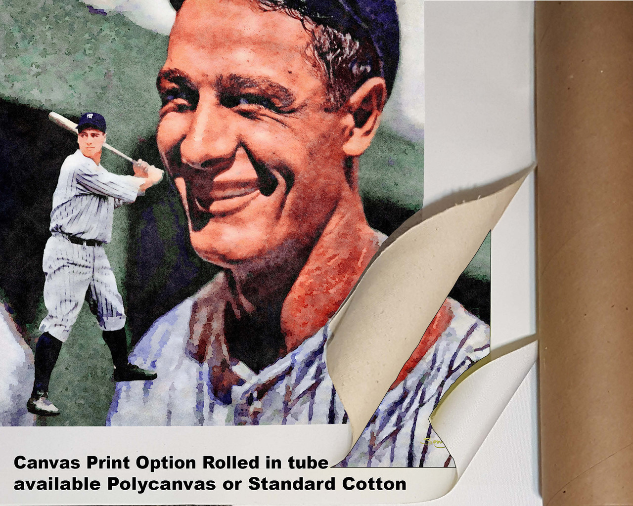 Lou Gehrig Custom Framed New York Yankees Jersey Display