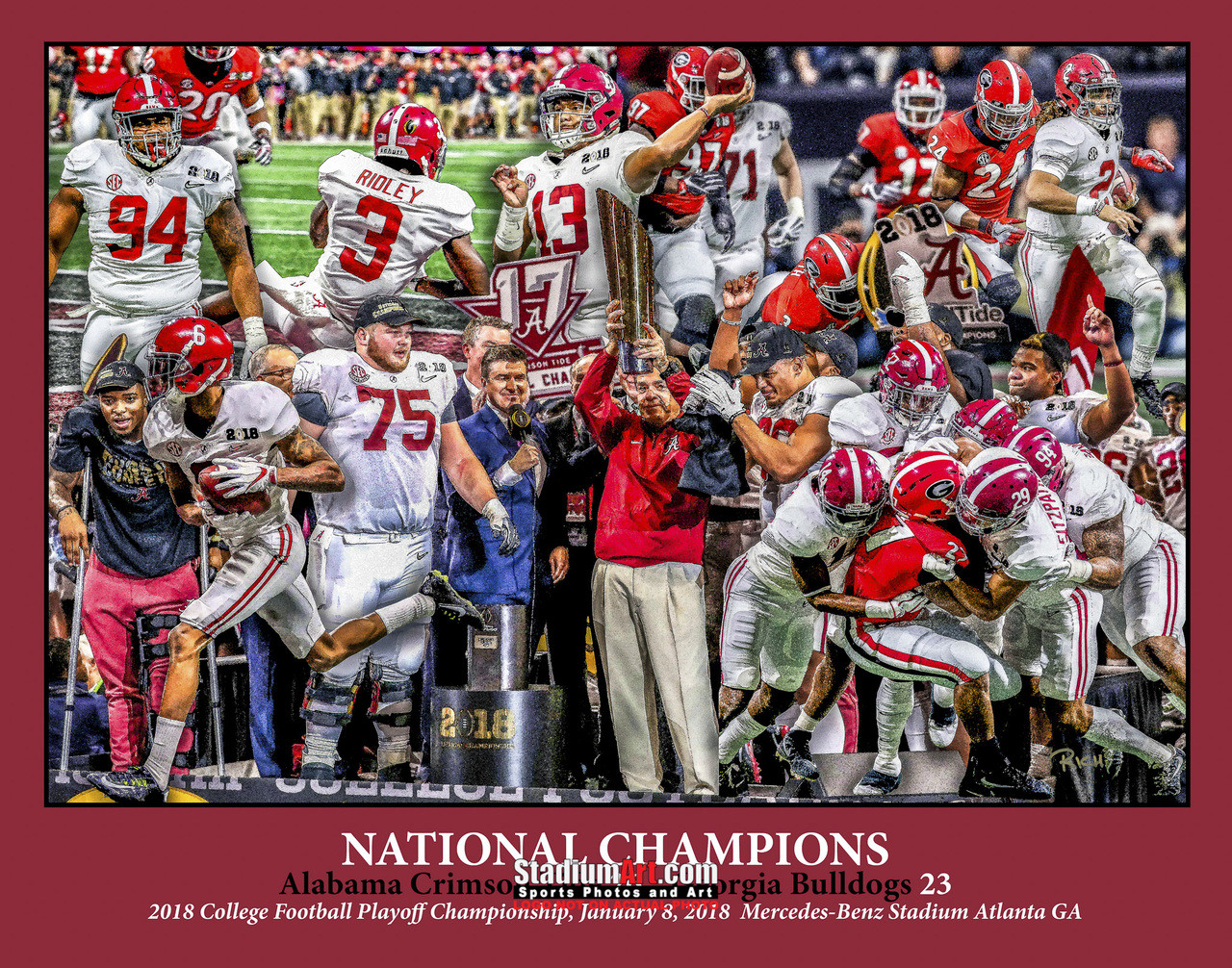 Mickey Mouse Alabama Crimson Tide Champion National Championship