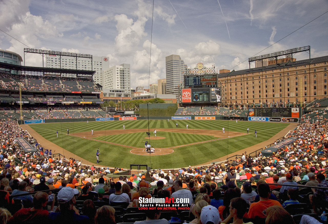 Panorama view of Oriole Park at Camden Yards Baltimore MD …