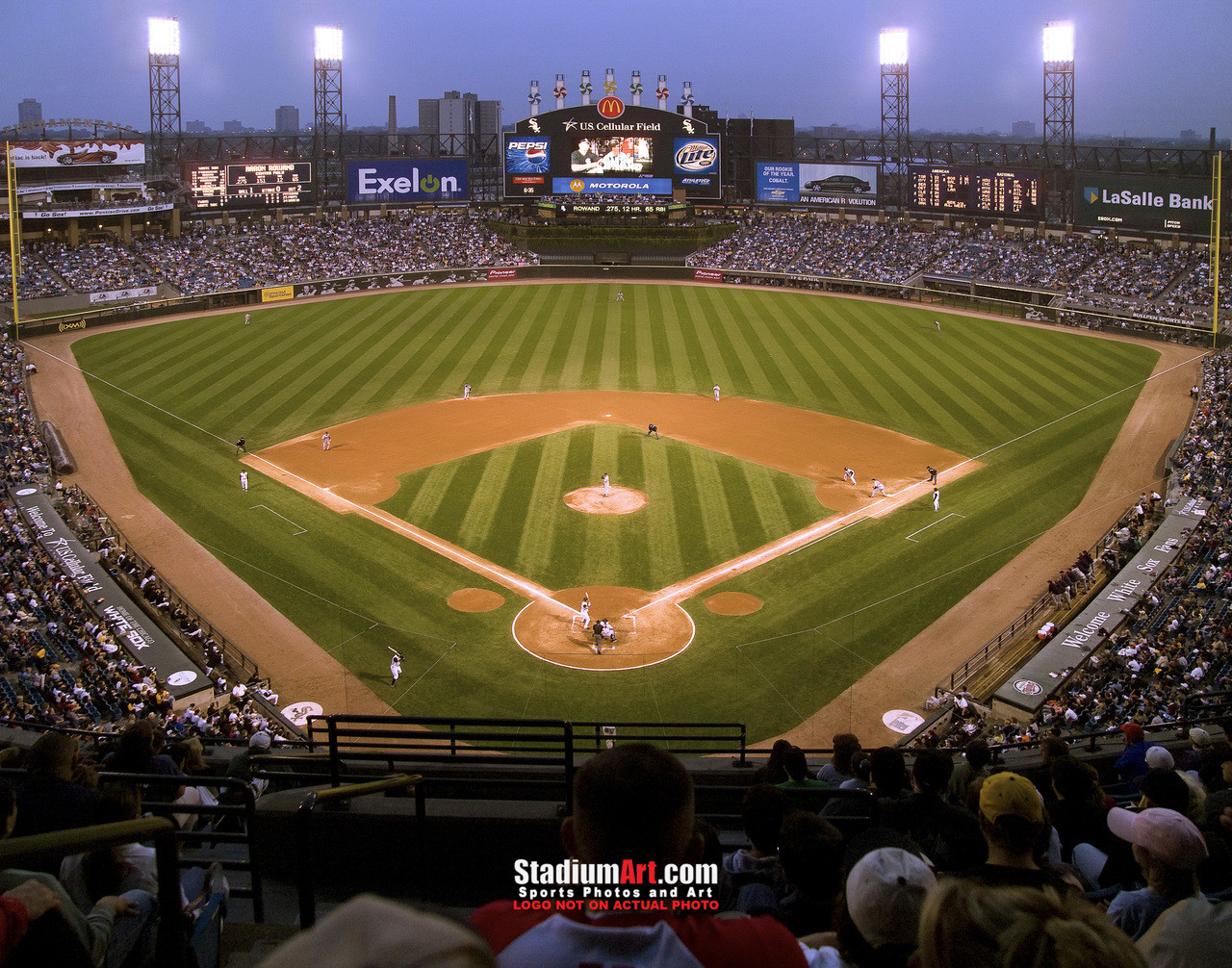 Chicago White Sox Wall Art Cellular Field Stadium Canvas Prints