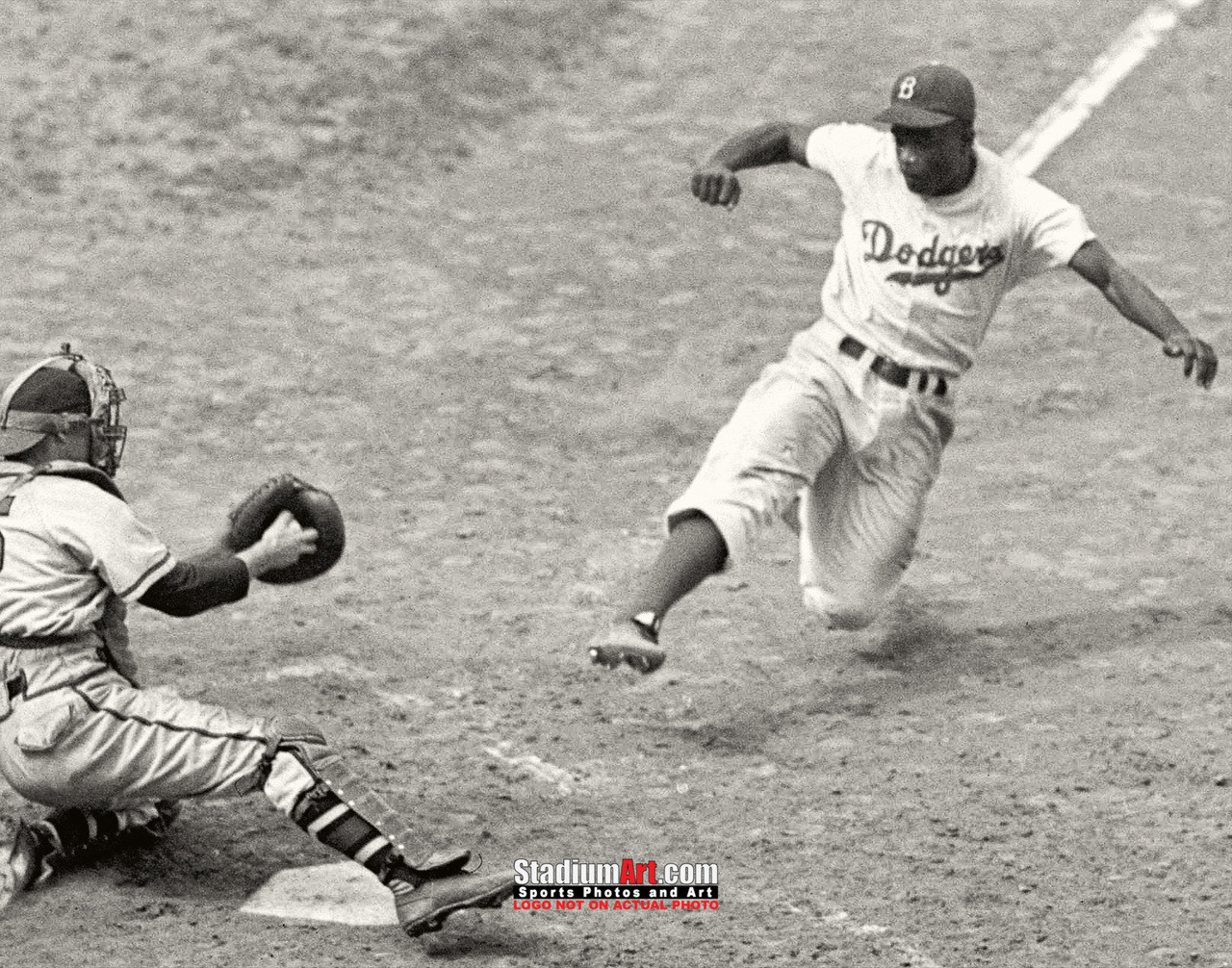 Los Angeles Dodgers Baseball Jackie Robinson LA Brooklyn 8x10 to 48x36  Photo 69