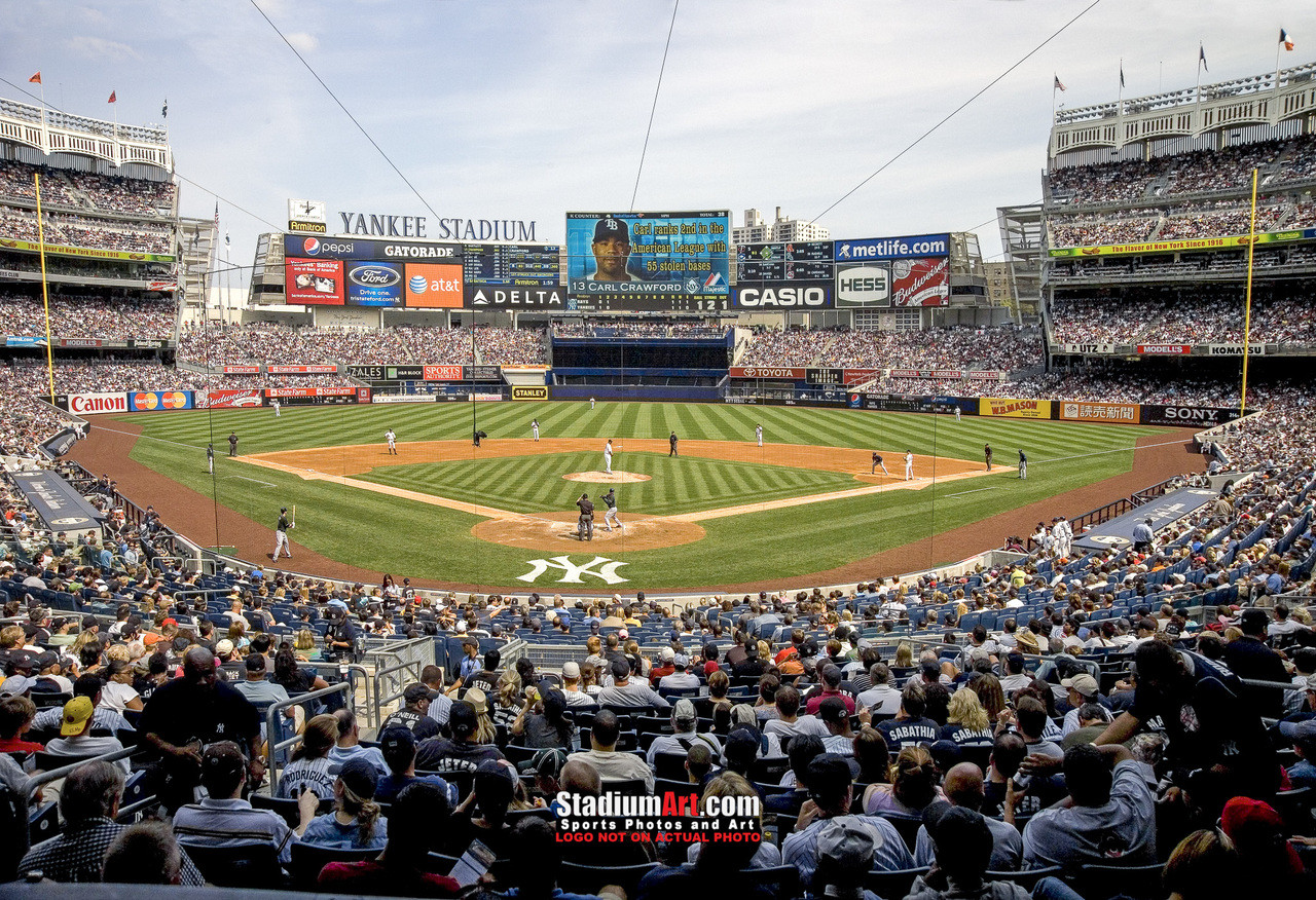 New York Yankees NY Yankee Stadium Baseball Field 8x10 to 48x36 Photo 03