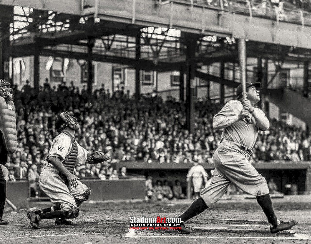 New York Yankees Babe Ruth NY Baseball 8x10 to 48x36 Photo 52