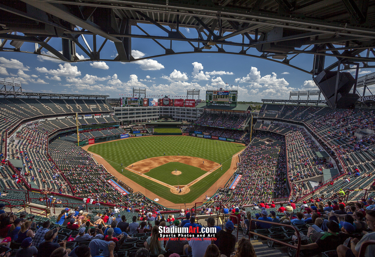 Texas Rangers Globe Life Park in Arlington MLB Baseball Stadium