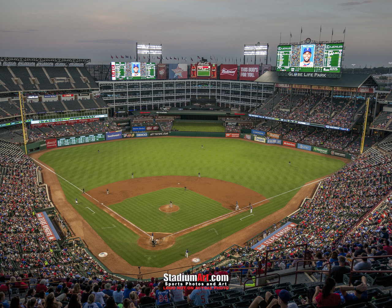 Texas Rangers Globe Life Park in Arlington MLB Baseball Stadium 8x10 to  48x36 photos 16