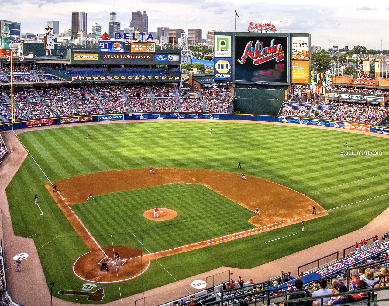 BOSTON BRAVES FIELD 8X10 PHOTO BASEBALL MLB NFL PICTURE