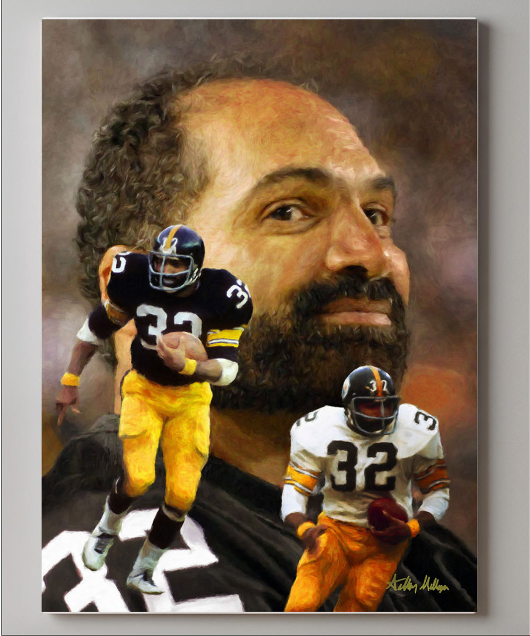 Pittsburgh Steelers Franco Harris Running Back NFL Football Art