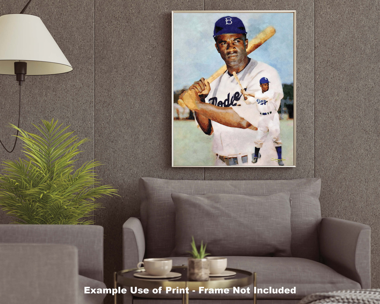 Los Angeles Dodgers Baseball Jackie Robinson LA Brooklyn 8x10 to 48x36  Photo 50