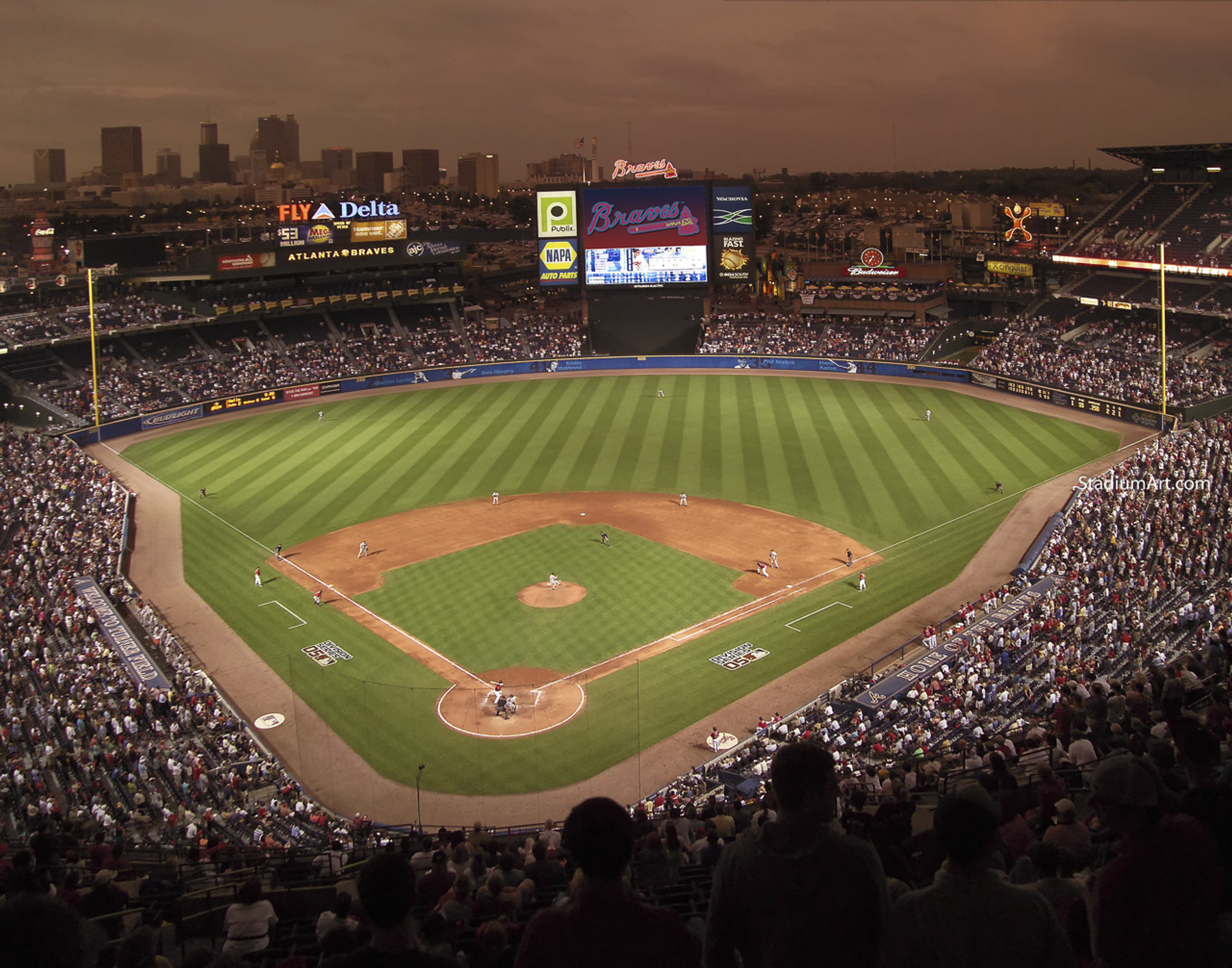 Atlanta Braves Baseball Stadium — Miller & Me Design Studio